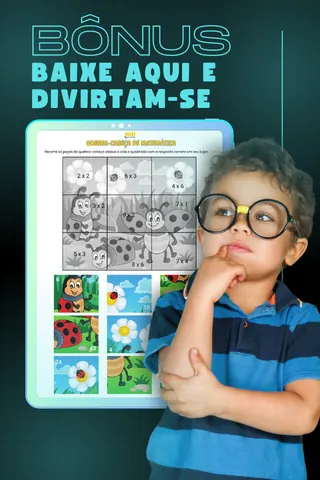 Bônus jogo da memória de matemática